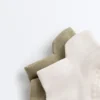 2 Pairs of Polyamide Blend Yoga and Pilates Sneaker Socks
