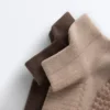 2 Pairs of Polyamide Blend Yoga and Pilates Sneaker Socks