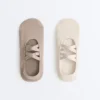 2 Pairs of Polyamide Blend Yoga and Pilates Socks with Double Straps