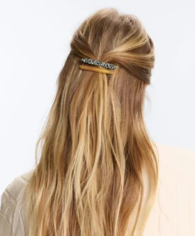 2 Printed Hair Barrettes