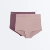 2 Seamless Soft-Touch Shortie Briefs 2 Seamless Soft-Touch Shortie Briefs