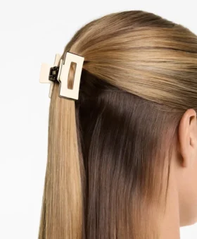 2 Square Piping Hair Clips