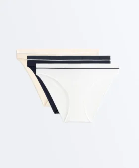 3 Cotton Blend Rib Classic Briefs 3 Cotton Blend Rib Classic Briefs