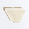 3 Cotton Blend Rib Classic Briefs with Logo 3 Cotton Blend Rib Classic Briefs with Logo