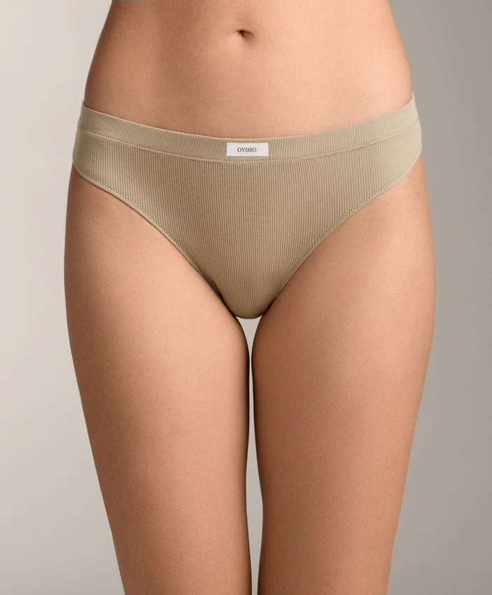 3 Cotton Blend Rib Classic Briefs with Logo 3 Cotton Blend Rib Classic Briefs with Logo