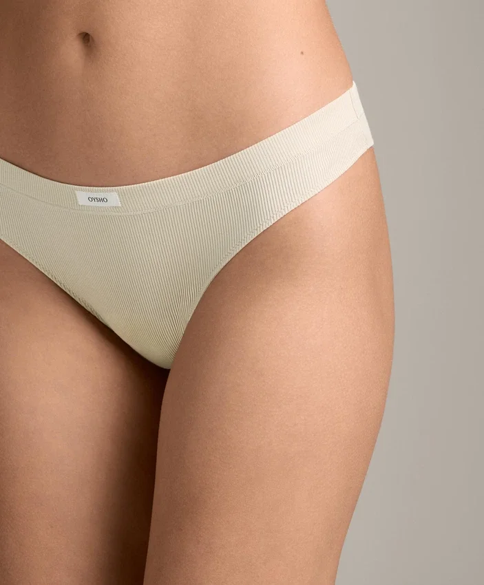 3 Cotton Blend Rib Logo Brazilian Briefs 3 Cotton Blend Rib Logo Brazilian Briefs