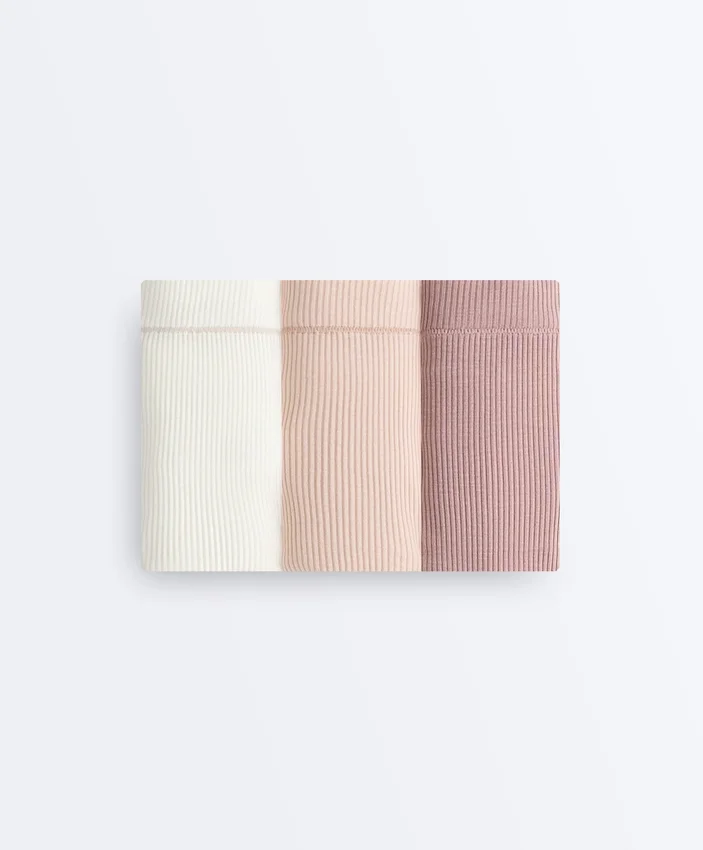 3 Cotton Rib Brazilian Briefs 3 Cotton Rib Brazilian Briefs