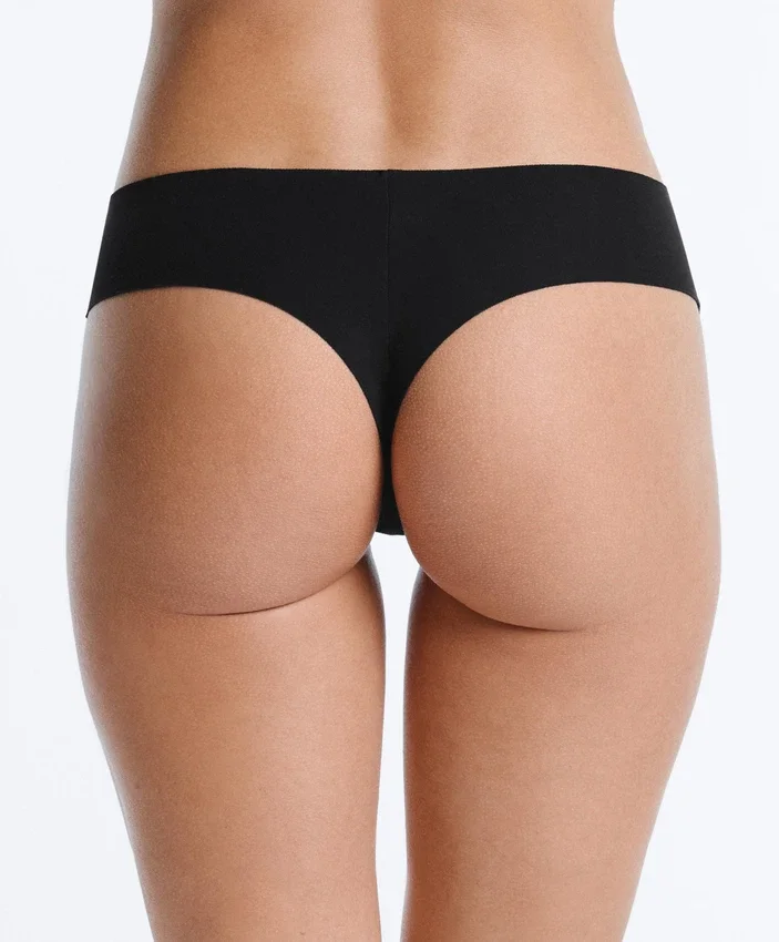 3 Invisible Cotton Blend Brazilian Briefs 3 Invisible Cotton Blend Brazilian Briefs