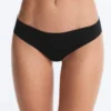 3 Invisible Cotton Blend Thongs