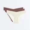 3 Invisible Polyamide Blend V-Cut Laser-Cut Classic Bikini Briefs 3 Invisible Polyamide Blend V-Cut Laser-Cut Classic Bikini Briefs