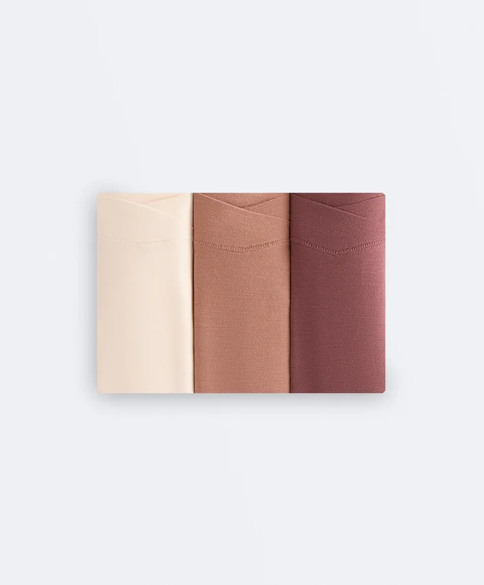 3 Modal-Blend V-Cut Brazilian Briefs 3 Modal-Blend V-Cut Brazilian Briefs