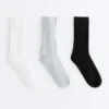 3 Pairs of Classic Polyamide Blend Sports Socks 3 Pairs of Classic Polyamide Blend Sports Socks