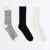 3 Pairs of Cotton Blend Classic Socks 3 Pairs of Cotton Blend Classic Socks