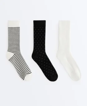 3 Pairs of Cotton Blend Classic Socks 3 Pairs of Cotton Blend Classic Socks