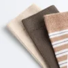 3 Pairs of Cotton Blend Classic Socks