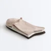 3 Pairs of Cotton Blend Quarter Socks with Curled Edge