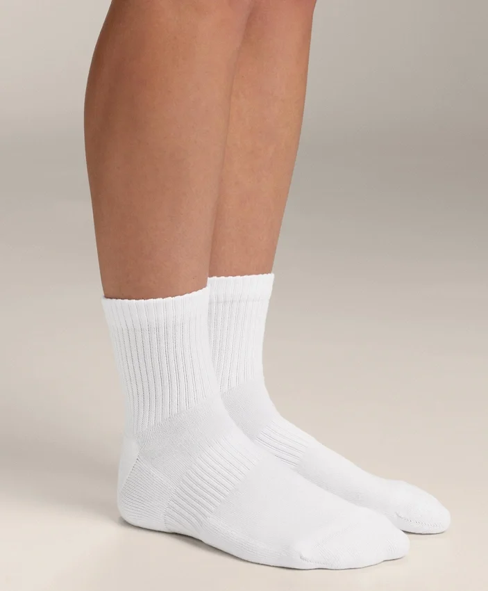 3 Pairs of Cotton Blend Quarter Sports Socks 3 Pairs of Cotton Blend Quarter Sports Socks