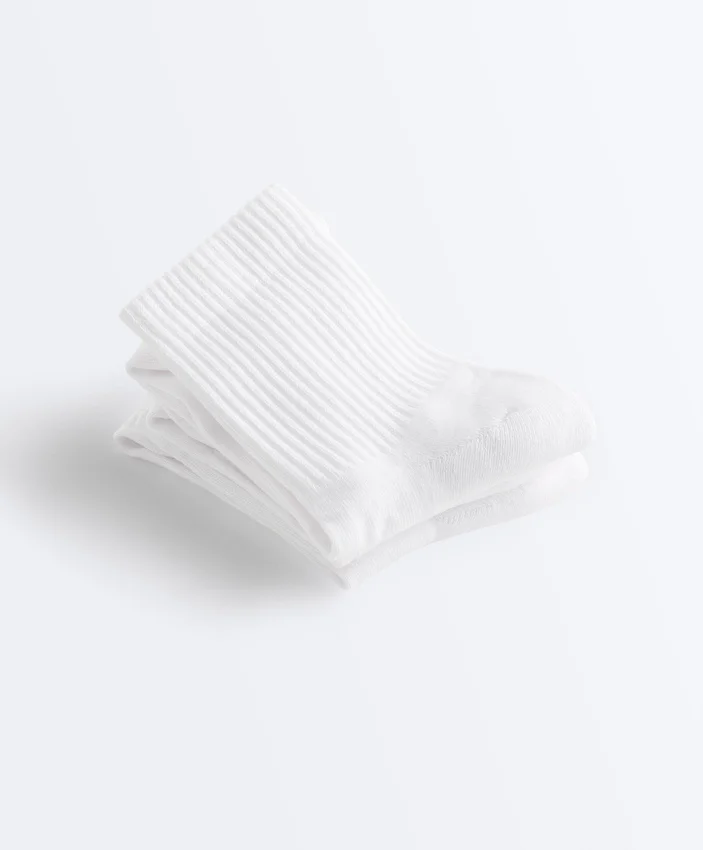 3 Pairs of Cotton Blend Quarter Sports Socks 3 Pairs of Cotton Blend Quarter Sports Socks