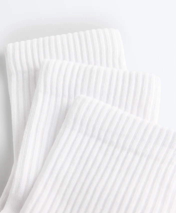 3 Pairs of Cotton Blend Quarter Sports Socks 3 Pairs of Cotton Blend Quarter Sports Socks
