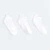 3 Pairs of Cotton Blend Sports Sneaker Socks with Heel Tab 3 Pairs of Cotton Blend Sports Sneaker Socks with Heel Tab