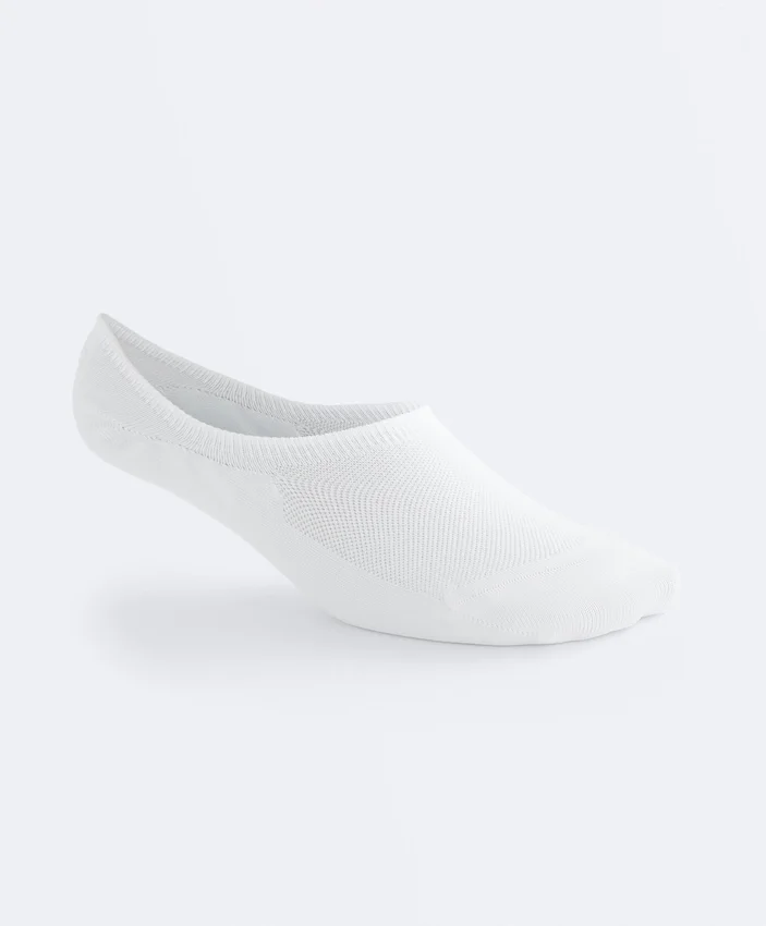 3 Pairs of High-Cut Invisible Polyamide Blend Sports Trainer Socks 3 Pairs of High-Cut Invisible Polyamide Blend Sports Trainer Socks