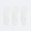 3 Pairs of High Cut Sports Cotton Blend Invisible Socks 3 Pairs of High Cut Sports Cotton Blend Invisible Socks