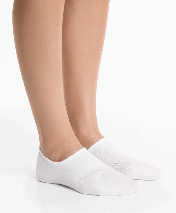 3 Pairs of High Cut Sports Cotton Blend Invisible Socks 3 Pairs of High Cut Sports Cotton Blend Invisible Socks