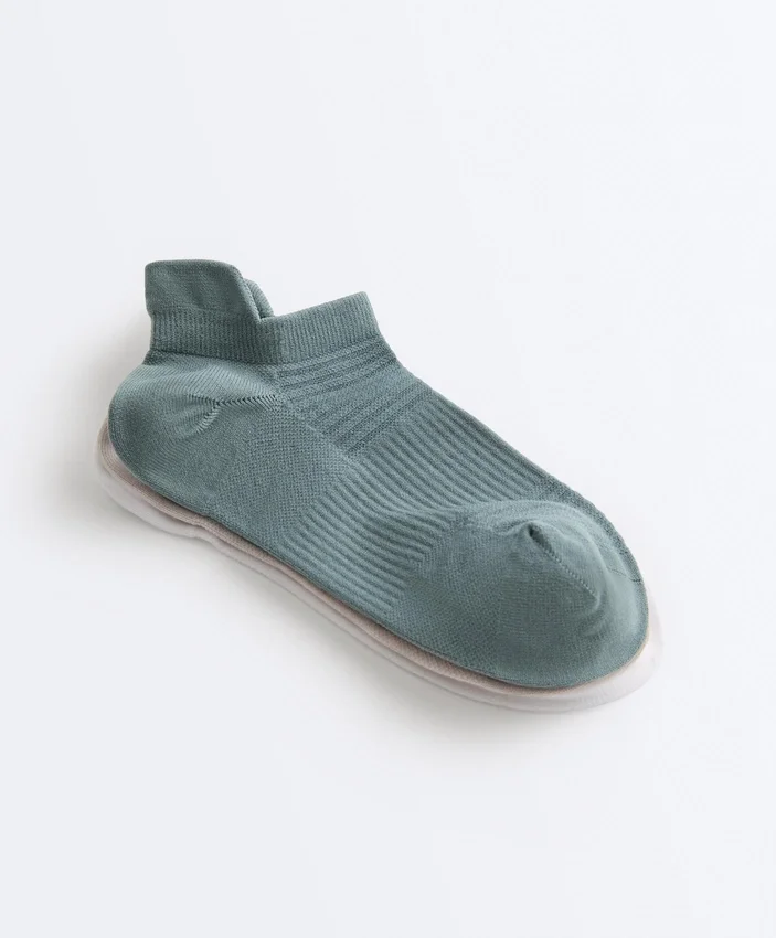 3 Pairs of Polyamide Blend Sneaker Socks with Heel Tab 3 Pairs of Polyamide Blend Sneaker Socks with Heel Tab
