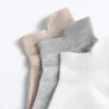 3 Pairs of Polyamide Blend Sneaker Socks with Heel Tab 3 Pairs of Polyamide Blend Sneaker Socks with Heel Tab