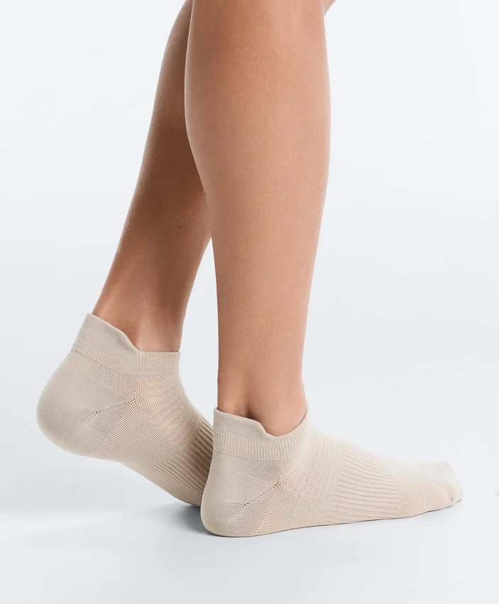 3 Pairs of Polyamide Blend Sports Sneaker Socks with Heel Tab 3 Pairs of Polyamide Blend Sports Sneaker Socks with Heel Tab