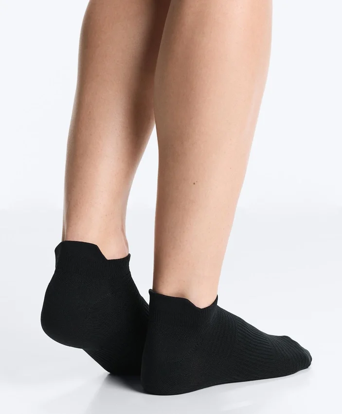 3 Pairs of Polyamide Blend Sports Sneaker Socks with Heel Tab 3 Pairs of Polyamide Blend Sports Sneaker Socks with Heel Tab