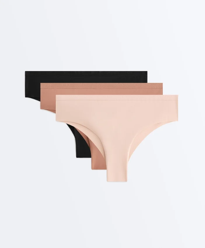 3 Polyamide Blend Brazilian Logo Briefs 3 Polyamide Blend Brazilian Logo Briefs