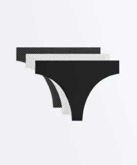 3 Polyamide Blend Invisible Thongs