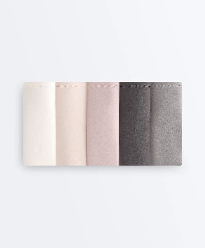 5 Cotton Blend Brazilian Briefs 5 Cotton Blend Brazilian Briefs