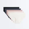 5 Invisible Polyamide Blend Hipster Briefs 5 Invisible Polyamide Blend Hipster Briefs