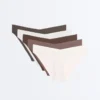 5 Invisible Polyamide Blend V-Cut Classic Briefs