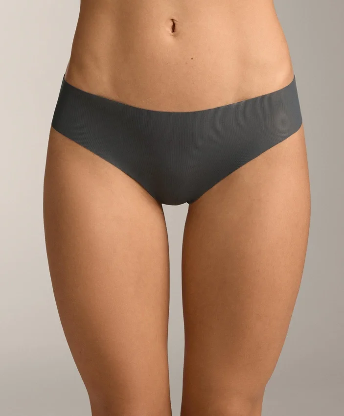 5 Laser-Cut Invisible Polyamide Blend Light Rib Brazilian Briefs 5 Laser-Cut Invisible Polyamide Blend Light Rib Brazilian Briefs