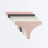 5 Laser-Cut Polyamide Blend Rib Thongs
