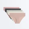 5 Lightweight Rib Polyamide Blend Invisible Laser-Cut Hipster Briefs 5 Lightweight Rib Polyamide Blend Invisible Laser-Cut Hipster Briefs