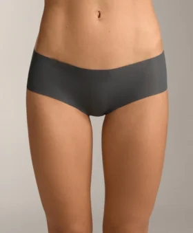 5 Lightweight Rib Polyamide Blend Invisible Laser-Cut Hipster Briefs