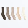5 Pairs of Classic Socks with Cotton 5 Pairs of Classic Socks with Cotton