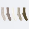 5 Pairs of Cotton Blend Classic Socks 5 Pairs of Cotton Blend Classic Socks