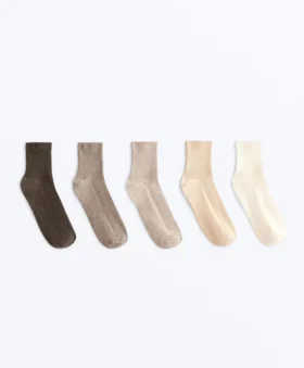 5 Pairs of Quarter Socks with Cotton 5 Pairs of Quarter Socks with Cotton