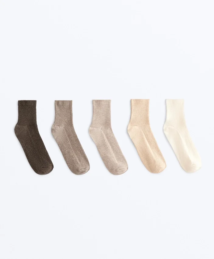 5 Pairs of Quarter Socks with Cotton 5 Pairs of Quarter Socks with Cotton