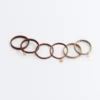 6 Oysho Plaque Hair Ties