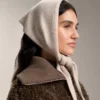 90% Wool 10% Cashmere Knit Bandana 90% Wool 10% Cashmere Knit Bandana