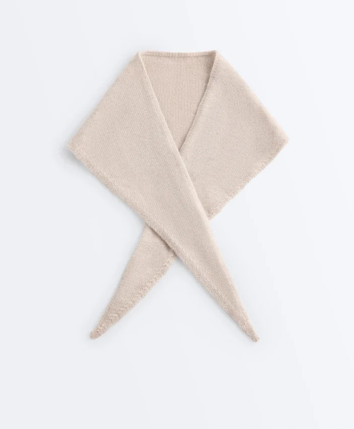 90% Wool 10% Cashmere Knit Bandana 90% Wool 10% Cashmere Knit Bandana
