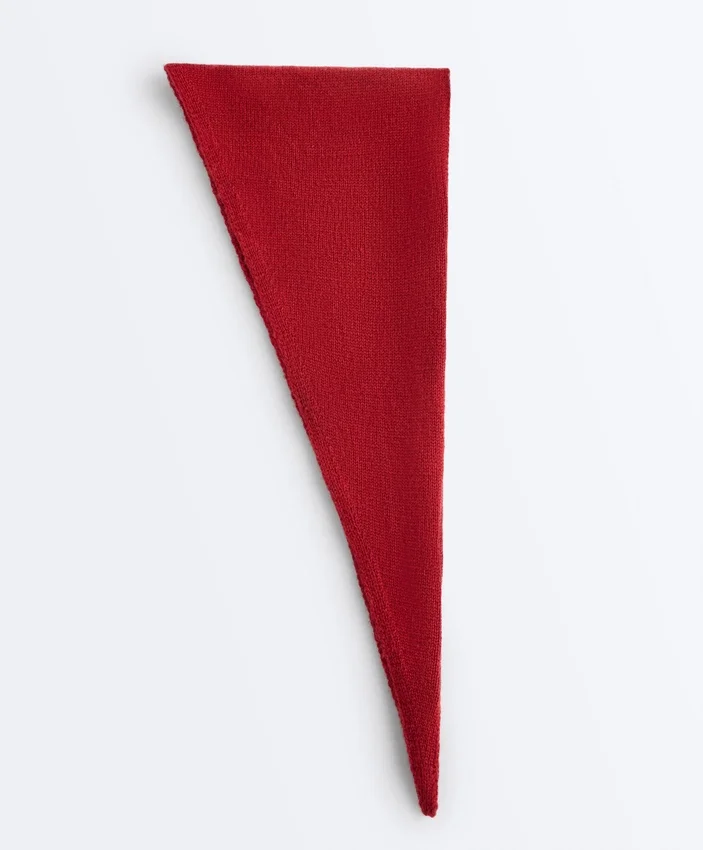 90% Wool 10% Cashmere Knit Bandana 90% Wool 10% Cashmere Knit Bandana
