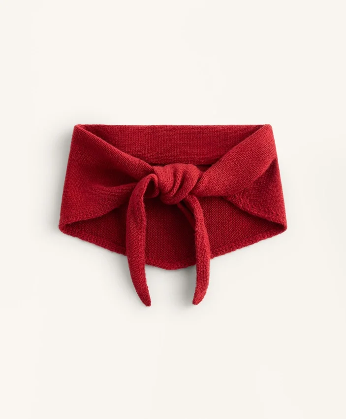 90% Wool 10% Cashmere Knit Bandana 90% Wool 10% Cashmere Knit Bandana