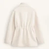 Adjustable Waist Faux-Shearling Jacket Adjustable Waist Faux-Shearling Jacket